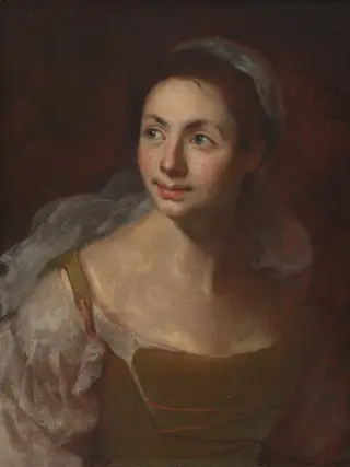 Portrait of a Girl, by Francesco Solimena, oil, 1700