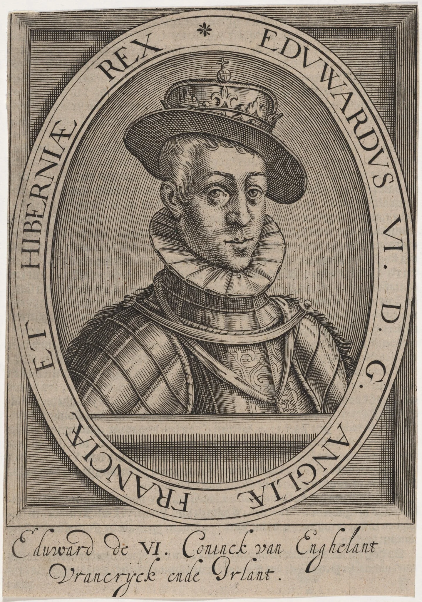 Edward VI, detail