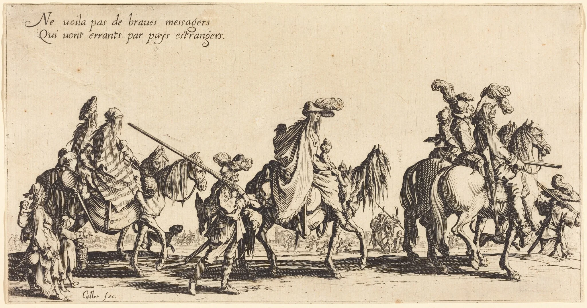 The Bohemians Marching: The Vanguard, detail