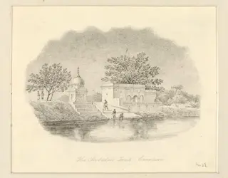 The Soubadars Tank, Cawnpoor, by Robert Captain Smith, 1830