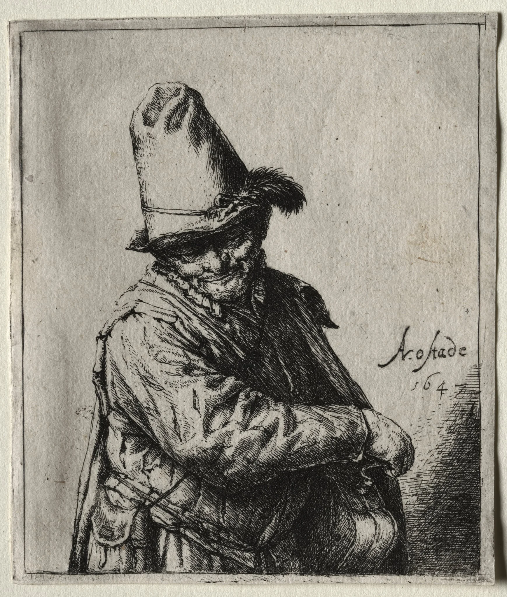 The Organ Grinder, detail
