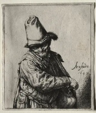 The Organ Grinder, by Adriaen van Ostade, 1647