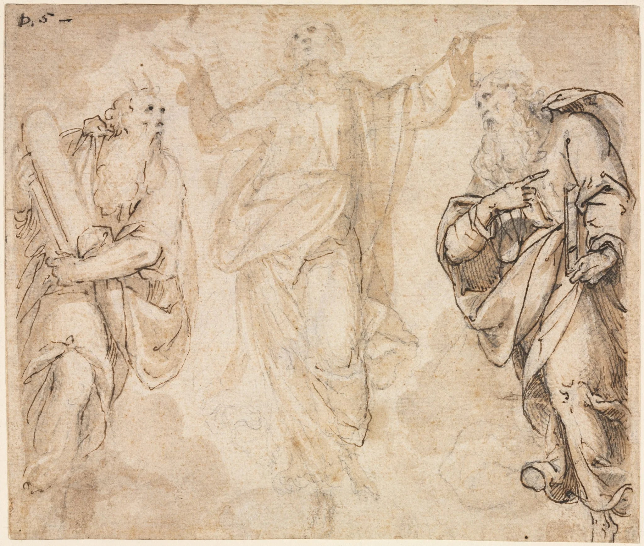 The Transfiguration (recto), detail