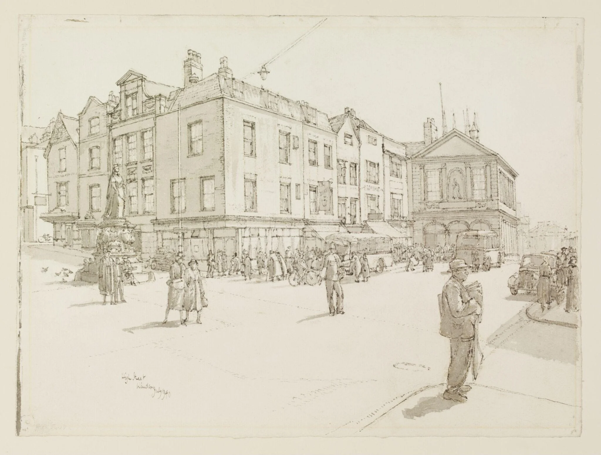 High Street, Windsor, detail