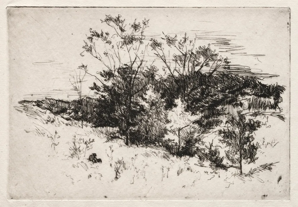 Autumn Landscape, by John Henry Twachtman, 1880