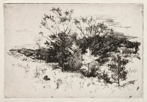 Autumn Landscape, by John Henry Twachtman, 1880