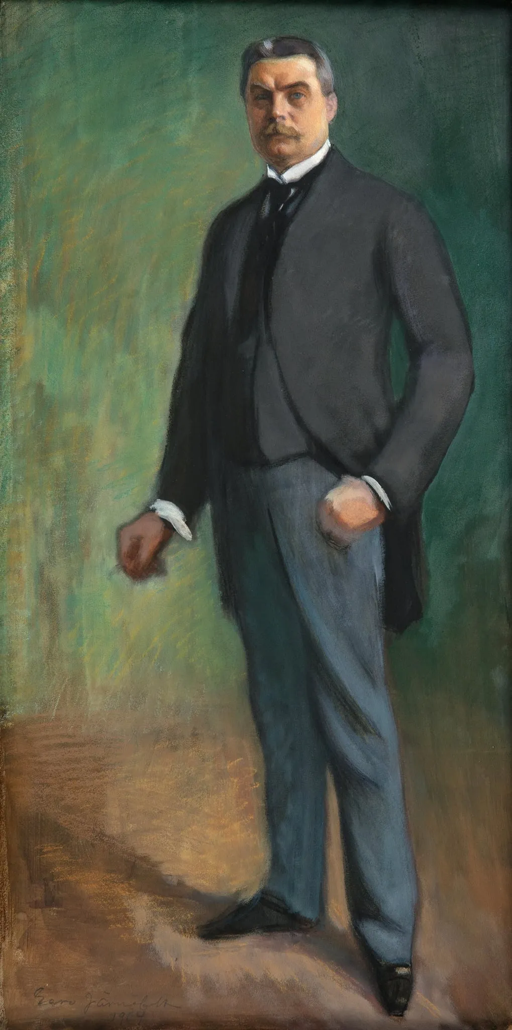 Albert Edelfelt, by Eero Järnefelt, 1910