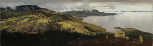Autumn Landscape of Lake Pielisjärvi — Lake Tuusula Artist Community