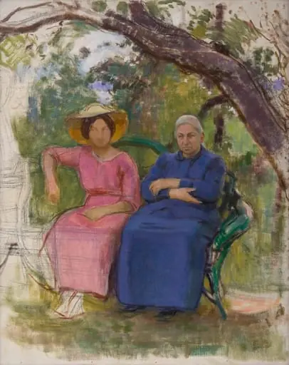 Elisabeth ja Leena, by Eero Järnefelt, 1910