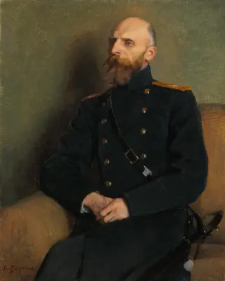 Eversti R. Schulmanin muotokuva — Eero Järnefelt