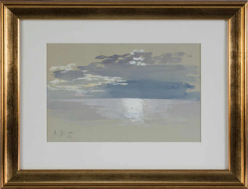 Hopeinen kuu, by Eero Järnefelt, 1910