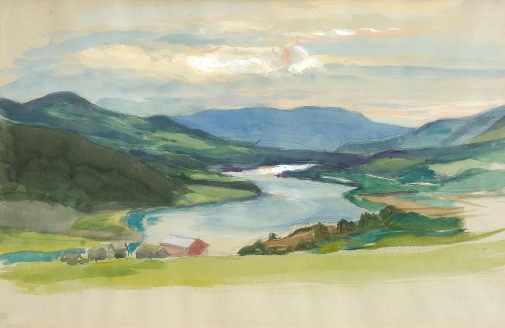 Jokilaakso, by Eero Järnefelt, 1910
