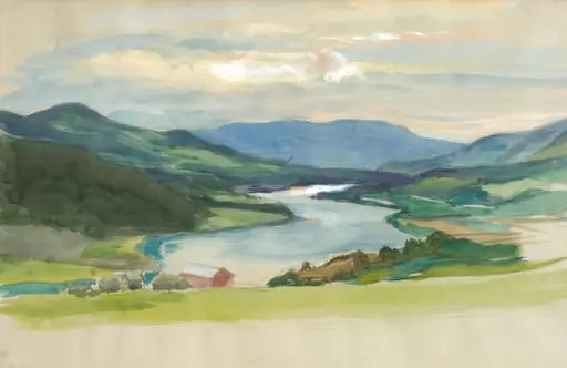 Jokilaakso, by Eero Järnefelt