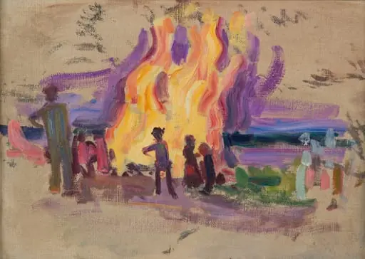 Juhannuskokko, by Eero Järnefelt