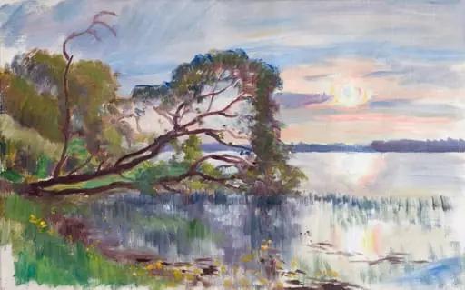 Kaatunut puu, by Eero Järnefelt