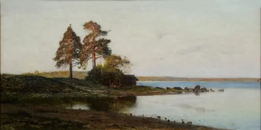 Kalastajat nuotiolla, by Eero Järnefelt