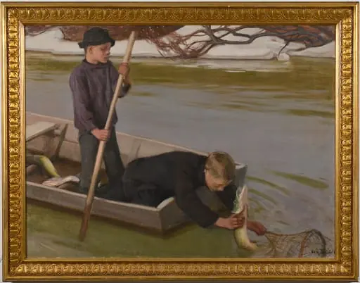 Kalastavia poikia