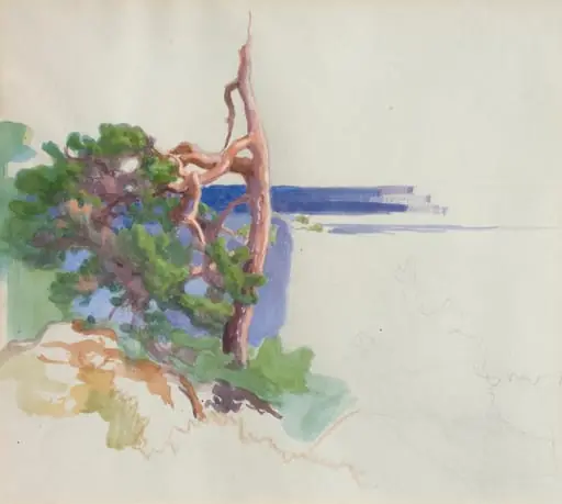 Katkennut mänty, by Eero Järnefelt