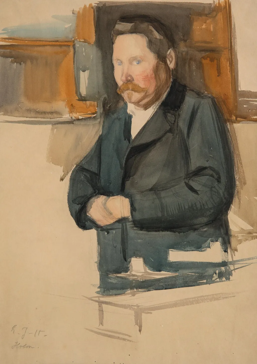 Kauppias Holm, by Eero Järnefelt, 1910