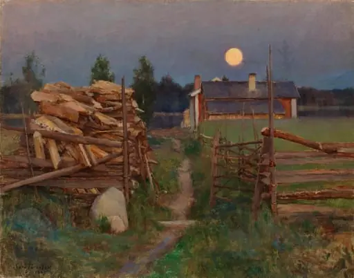 Kesäyön kuu, by Eero Järnefelt