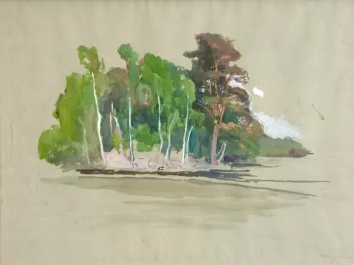 Koivuja, by Eero Järnefelt