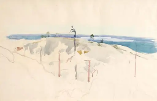 Koli, luonnos, by Eero Järnefelt