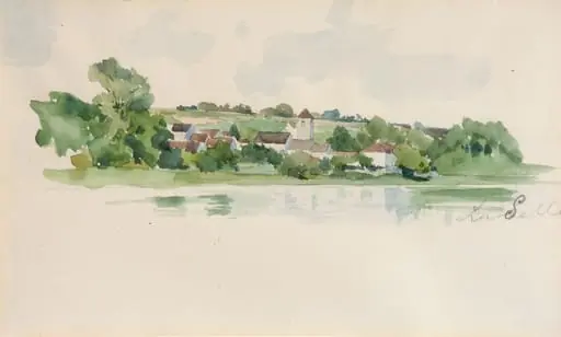 Kylä, by Eero Järnefelt
