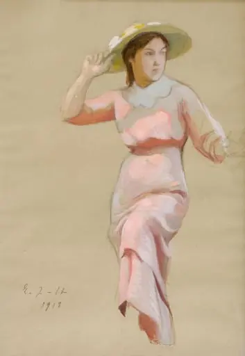 Leena, by Eero Järnefelt