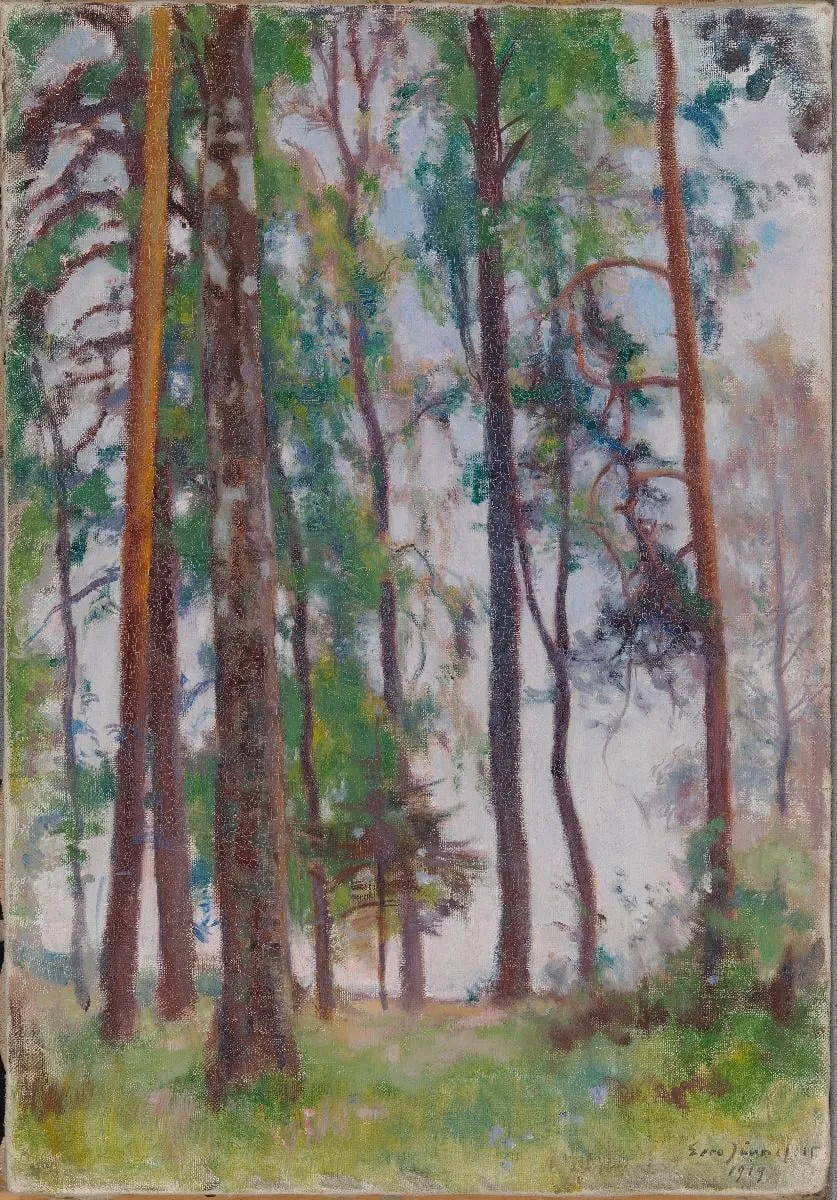 Mäntyjä, by Eero Järnefelt, unspecified, 1910