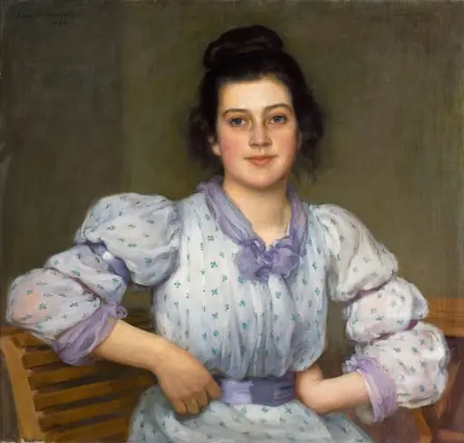 Naisen muotokuva, by Eero Järnefelt