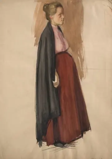 Odottava äiti, by Eero Järnefelt