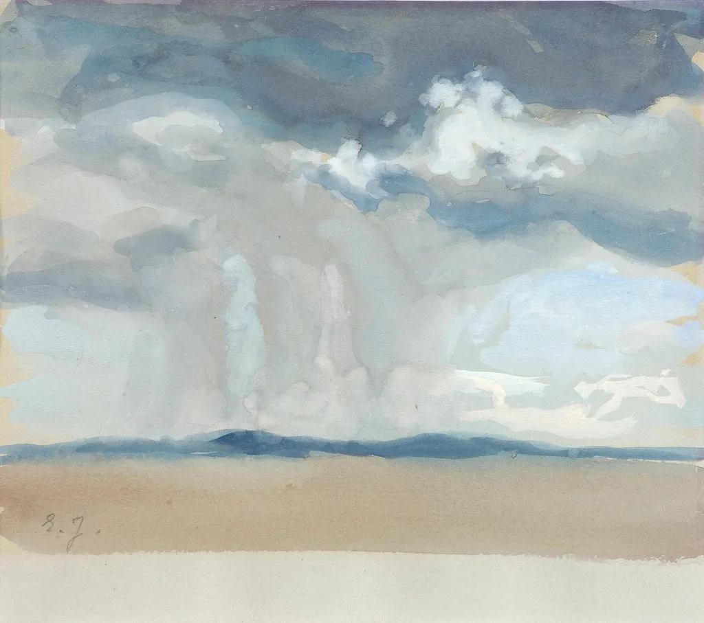 Pilviä ja sadetta, by Eero Järnefelt, 1910