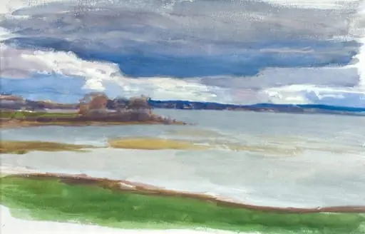 Pilviä, vettä, maata, by Eero Järnefelt