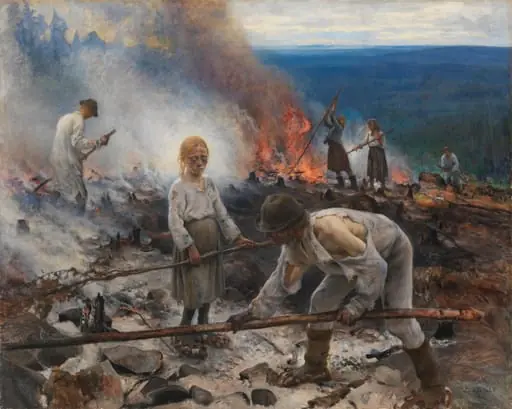 Raatajat rahanalaiset, by Eero Järnefelt
