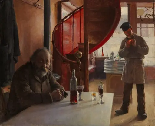 Ranskalainen viinikapakka, by Eero Järnefelt