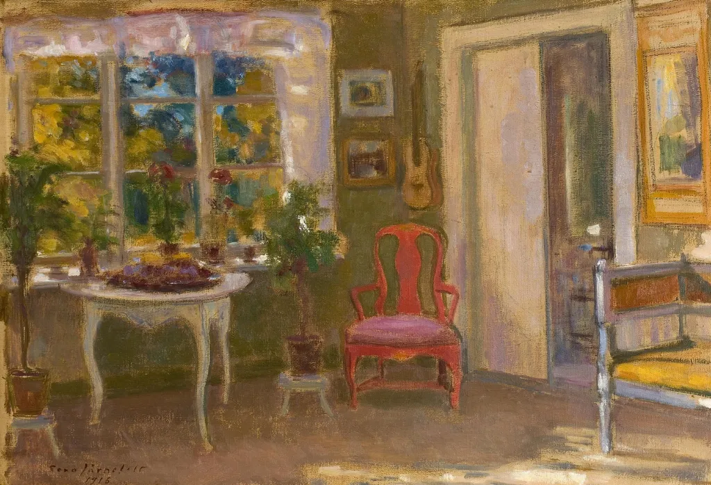 Sisäkuva, by Eero Järnefelt