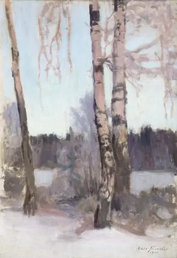 Talvimaisema, by Eero Järnefelt