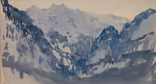 Vuoristoa, by Eero Järnefelt