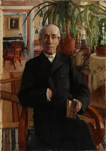 Yliopiston varakanslerin, vapaaherra Johan Philip Palménin muotokuva, by Eero Järnefelt
