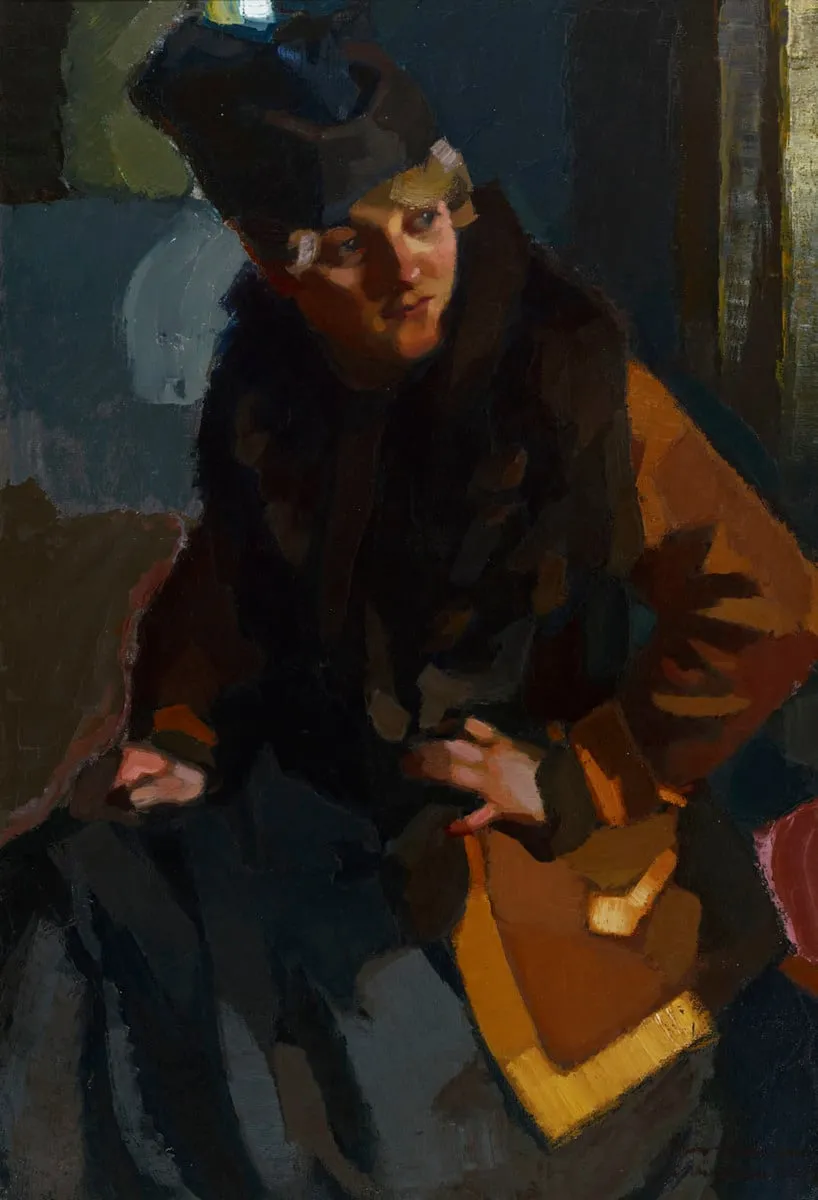 Naisen muotokuva, by Eero Snellman, unspecified