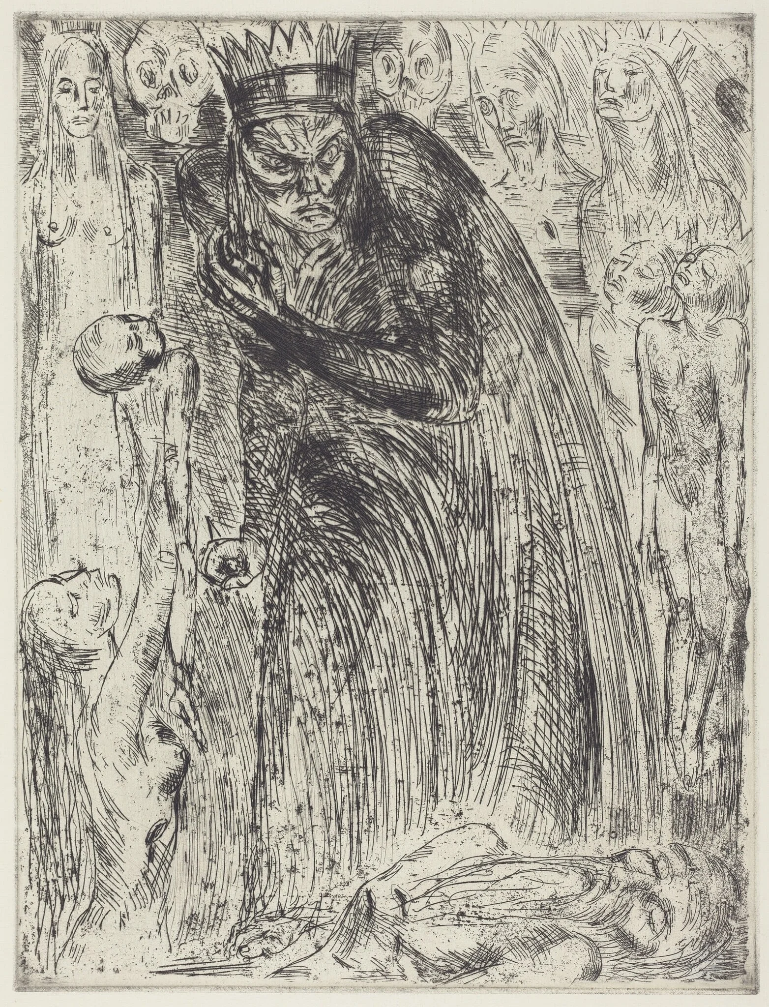 Macbeth V (The Vision of Lady Macbeth), detail