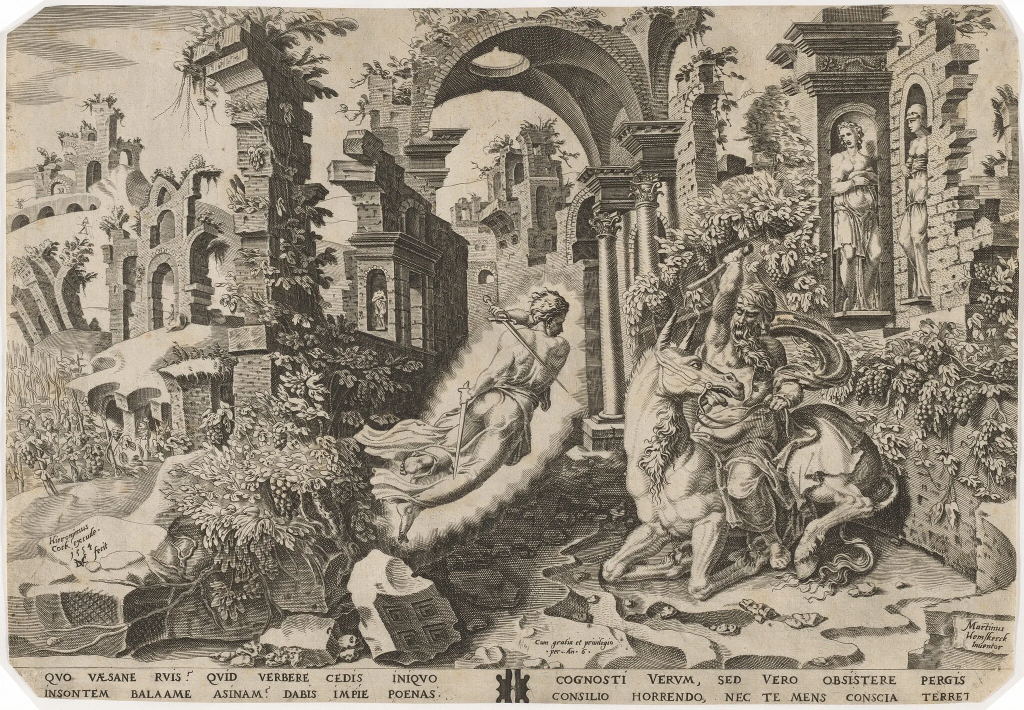 Balaam and the Angel, detail