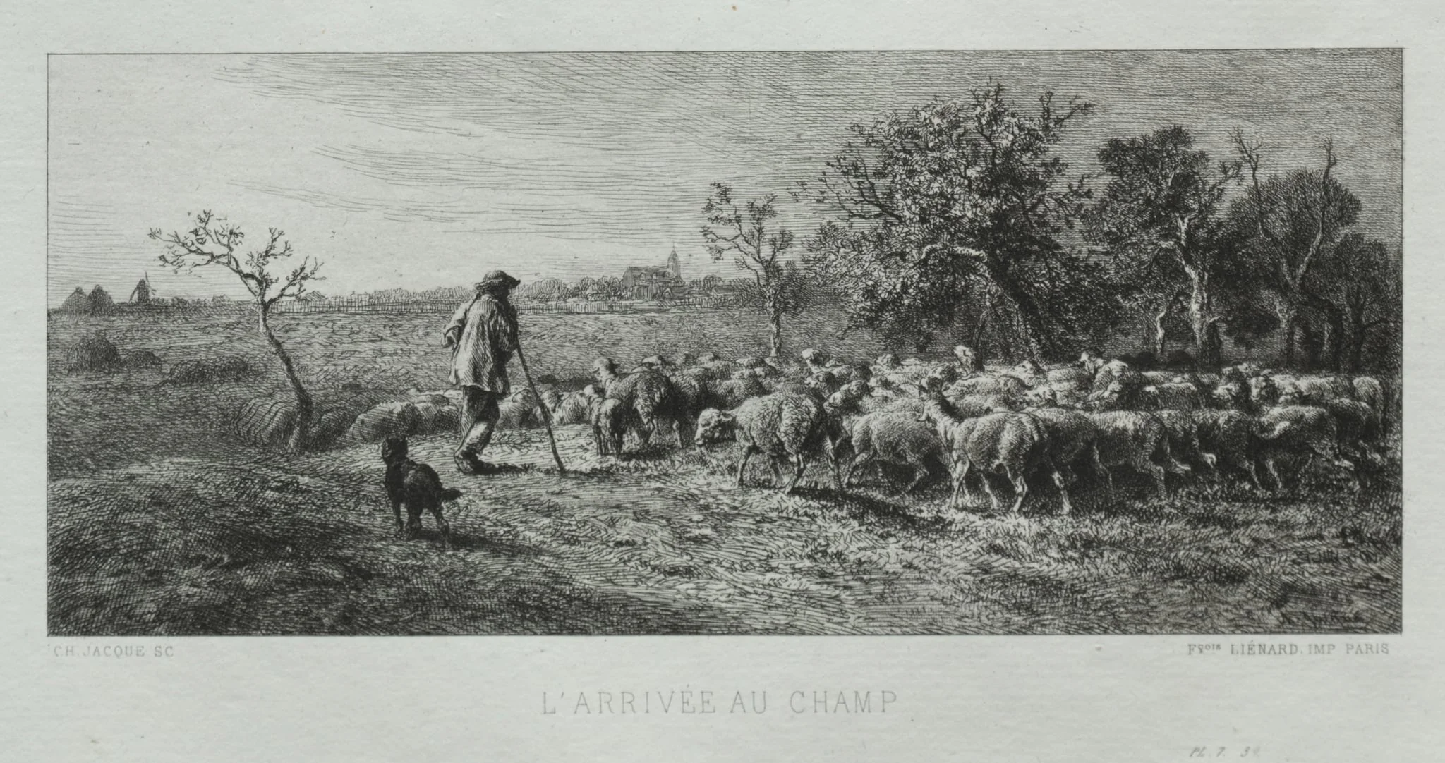 Arriving at the Field, detail