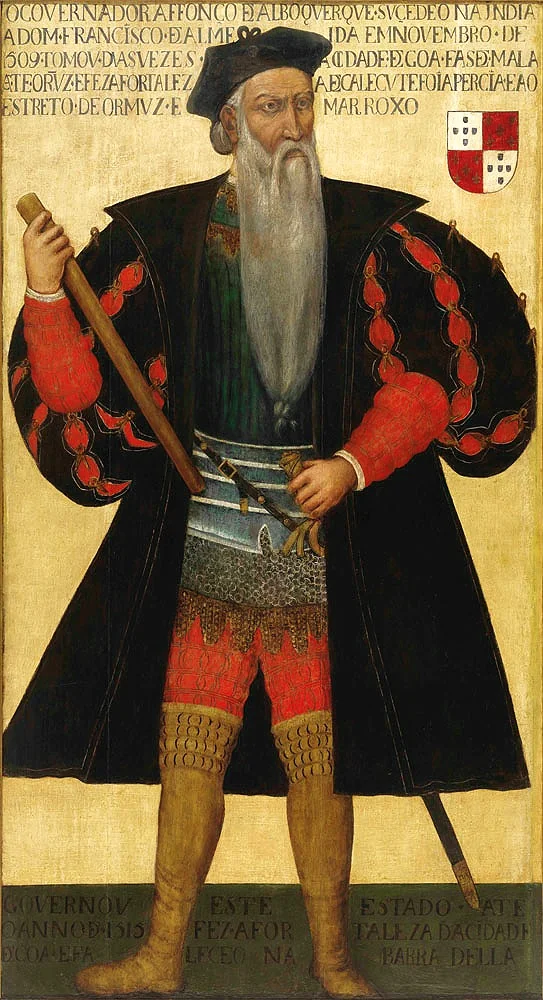Portrait of Afonso de Albuquerque, detail