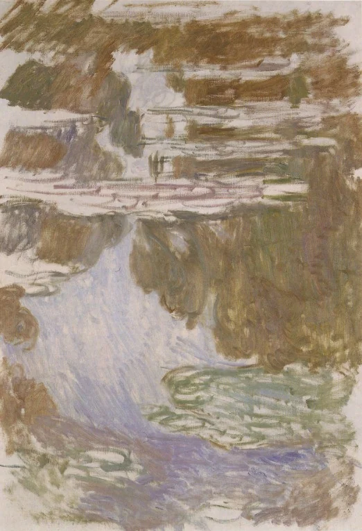 Nymphéas. Étude, detail