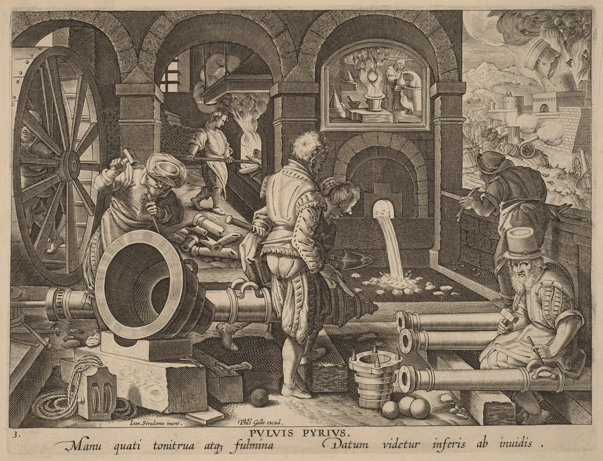 Pulvis Pyrius (Gunpowder), detail
