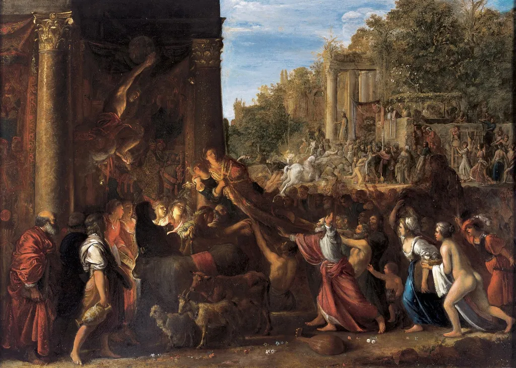 Il Contento, by Adam Elsheimer, oil, 1607