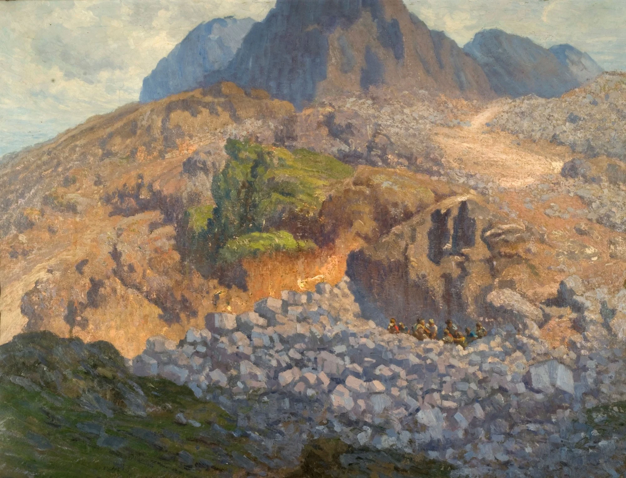 Paisaje de Tandil, detail
