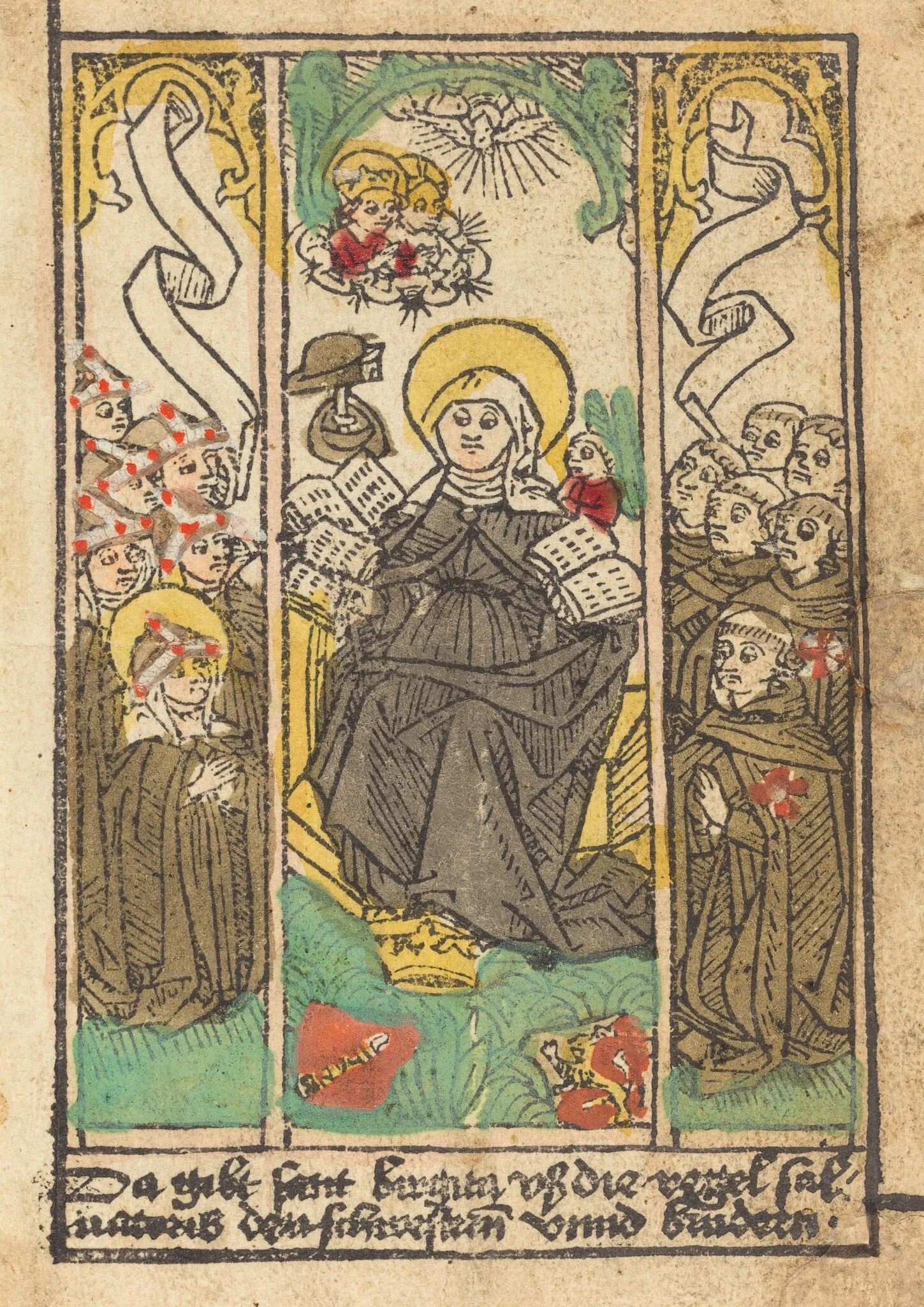 Saint Bridget, detail
