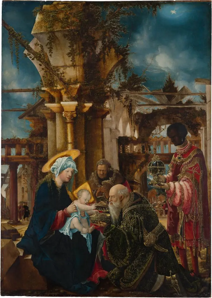The Adoration of the Magi, by Albrecht Altdorfer, oil, 1530